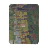Magnet Flexible Georges Pierre Seurat | Etudier pour un dimanche s (Vertical)