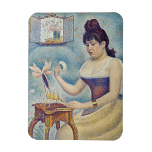 Magnet Flexible Georges Seurat - Jeune Femme Se Poussant