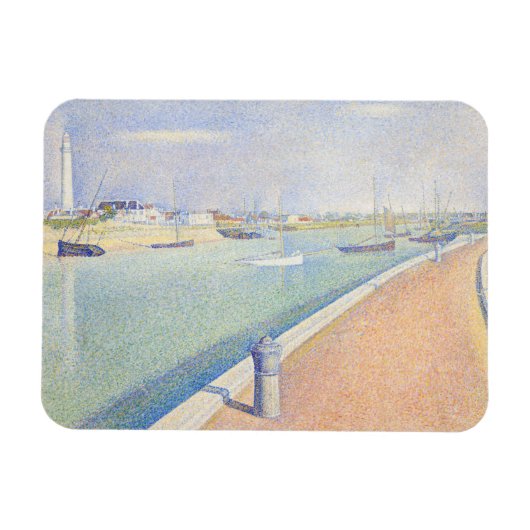 Magnet Flexible Georges Seurat - Le chenal des cimes (Horizontal)