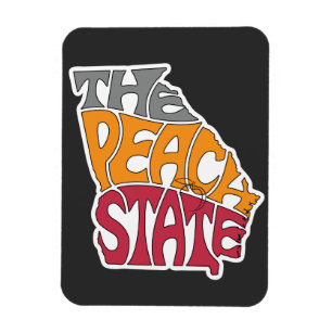 Magnet Flexible Georgia Surnom Word Art