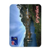 Magnet Flexible Géorgie du Sud et Sandwich du Sud - (Vertical)