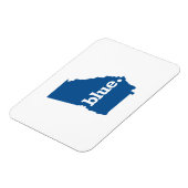 MAGNET FLEXIBLE GÉORGIE ÉTAT BLEU (Côté Gauche)
