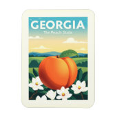 Magnet Flexible Géorgie vintage (Vertical)
