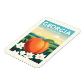 Magnet Flexible Géorgie vintage (Côté Gauche)