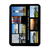 Magnet Flexible Georiga de l'île Tybee (Vertical)