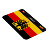 Magnet Flexible German Flag & German country travel / Germany (Côté Droit)
