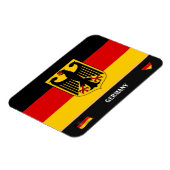 Magnet Flexible German Flag & German country travel / Germany (Côté Gauche)