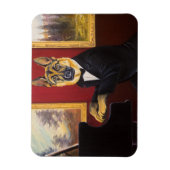 Magnet Flexible German Shepherd | Piano Waltz (Vertical)