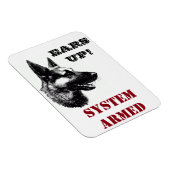 Magnet Flexible German Shepherd Secourt Central Tx drôle aimant 3x (Côté Droit)