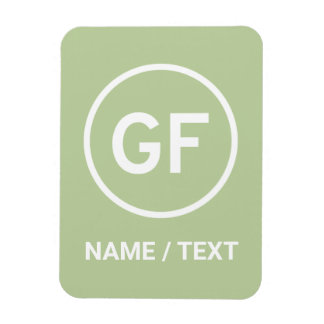 Magnet Flexible GF pour Gluten logo alimentaire gratuit marque per