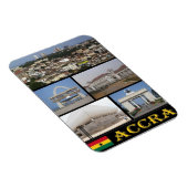 Magnet Flexible Ghana - Accra - Mosaic - (Côté Droit)