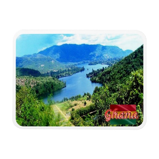 Magnet Flexible Ghana - Lac Volta - (Horizontal)