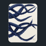 Magnet Flexible Giant Octopus Tentacles<br><div class="desc">Giant Octopus Blue Triptych by Fab Funky. Features an up-close look at the tentacles of an octopus.|191129D</div>