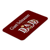 Magnet Flexible Giant Schnauzer Papa (Côté Gauche)