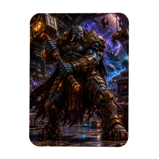Magnet Flexible Giant Space Pirate — Hammer Warrior (Vertical)