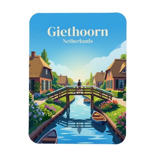Magnet Flexible Giethoorn Pays-Bas (Vertical)