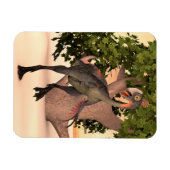 Magnet Flexible Gigantoraptor Art Aventure Dinosaure pour Enfants (Horizontal)