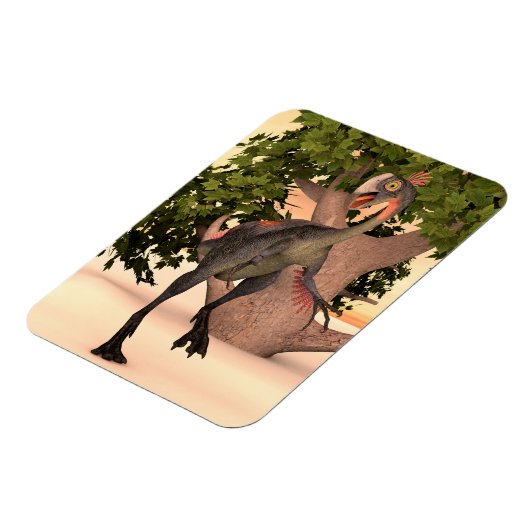 Magnet Flexible Gigantoraptor Art Aventure Dinosaure pour Enfants (Côté Gauche)
