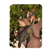 Magnet Flexible Gigantoraptor Dinosaure Aventure Art pour Enfants (Vertical)