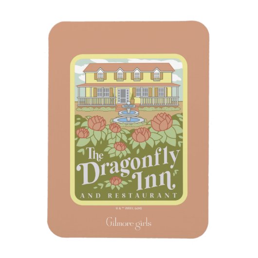 Magnet Flexible Gilmore Girls | Le Dragonfly Inn & Restaurant (Vertical)