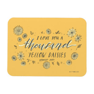 Magnet Flexible Gilmore Girls   Mille Mille Marguerites Jaunes