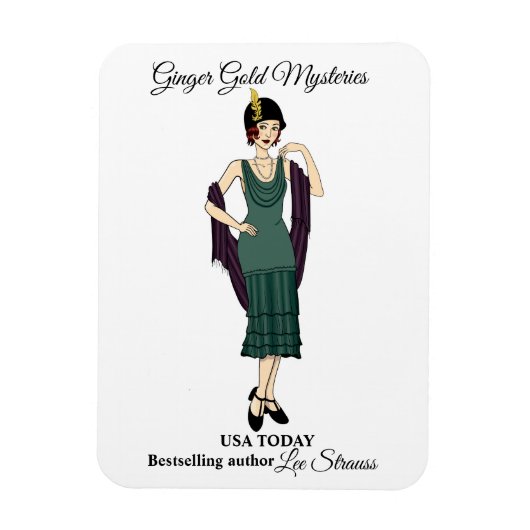 Magnet Flexible Ginger Gold Magazine (Vertical)