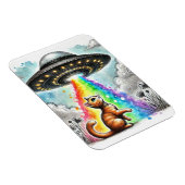 Magnet Flexible Ginger Kitty et l'OVNI (Côté Droit)