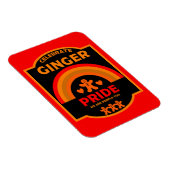 Magnet Flexible Ginger Pride Jour Mois Événements (Côté Droit)