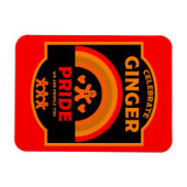 Magnet Flexible Ginger Pride Jour Mois Événements (Horizontal)