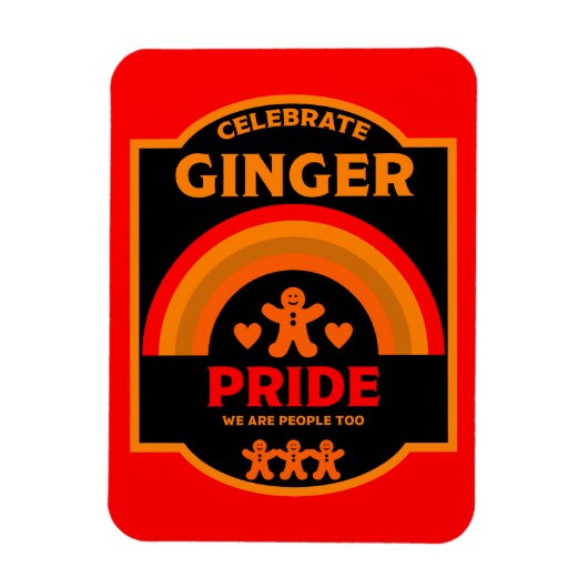 Magnet Flexible Ginger Pride Jour Mois Événements (Vertical)