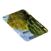 Magnet Flexible Ginkgo jaune doré et pin (Côté Droit)