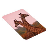 Magnet Flexible Girafe au ciel rose (Côté Droit)