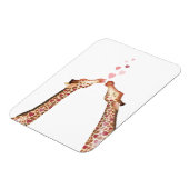 Magnet Flexible Girafes de baisers mignonnes aimant Saint-Valentin (Côté Gauche)