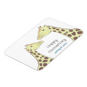 Magnet Flexible Giraffe Couple Mariage Anniversaire (Côté Gauche)