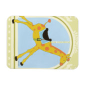 Magnet Flexible Giraffe de carrousel par Juin Erica Vess (Horizontal)