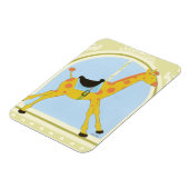 Magnet Flexible Giraffe de carrousel par Juin Erica Vess (Côté Gauche)