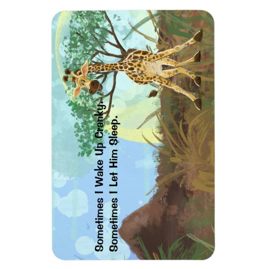 Magnet Flexible Giraffe de la Parade Animale (Vertical)
