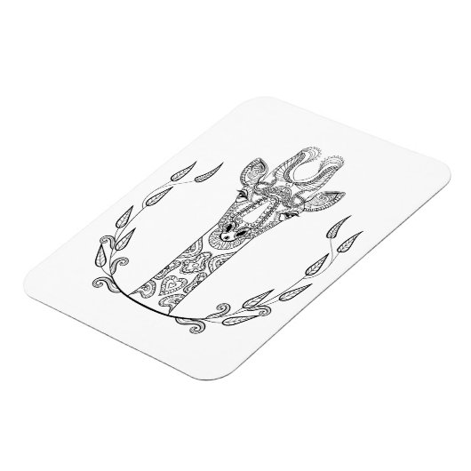 Magnet Flexible Giraffe inspirée (Côté Gauche)