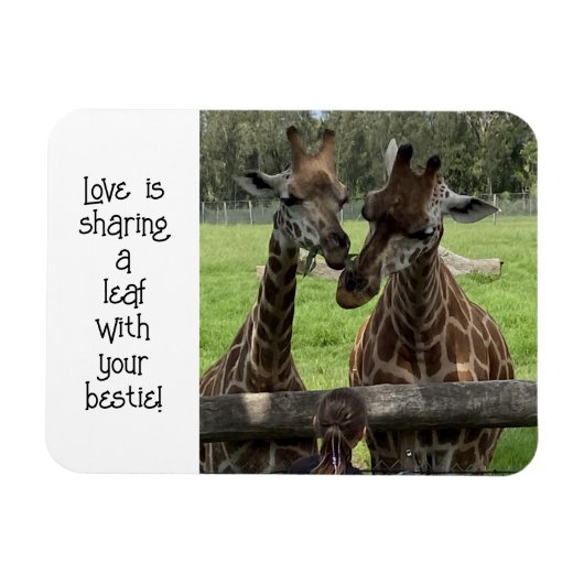 Magnet Flexible Giraffe Love... (Horizontal)