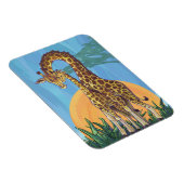 Magnet Flexible Giraffe maman et bébé (Côté Droit)