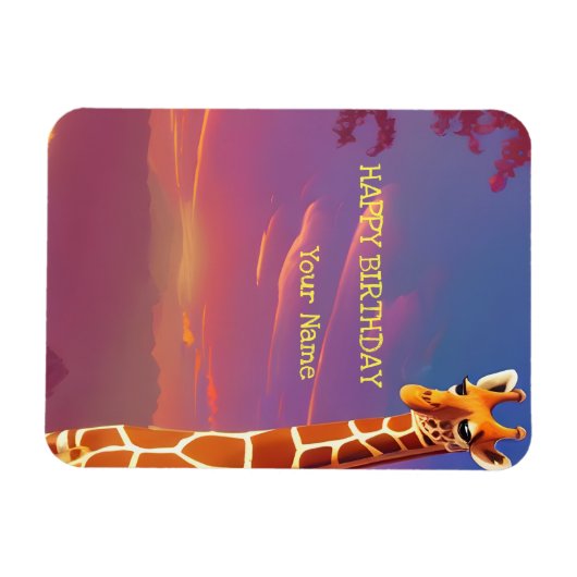 Magnet Flexible Giraffes (Horizontal)