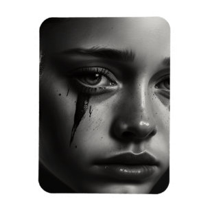 Magnet Flexible Girl with tears