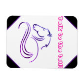 Magnet Flexible Girls Cute Talk (Horizontal)