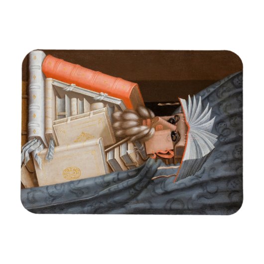 Magnet Flexible Giuseppe Arcimboldo - Le Bibliothécaire (Horizontal)