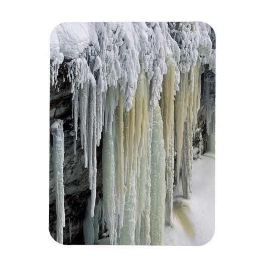 Magnet Flexible Glace bleue et ruissellement des eaux souterraines (Vertical)