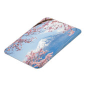 Magnet Flexible Glace et neige | Cherry Blossoms Mt. Fuji Japon (Côté Gauche)