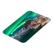 Magnet Flexible Glace et neige | Northern Lights, Norvège (Côté Gauche)