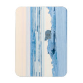 Magnet Flexible Glace et neige | Ours polaire Iceberg Norvège (Vertical)