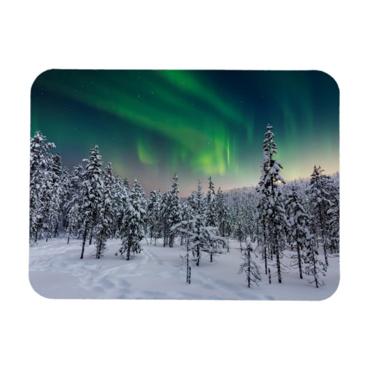 Magnet Flexible Glace et neige | Paysage d'hiver, Finlande (Horizontal)