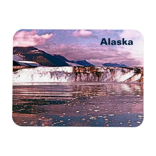 Magnet Flexible Glacier de l'Alaska (Horizontal)